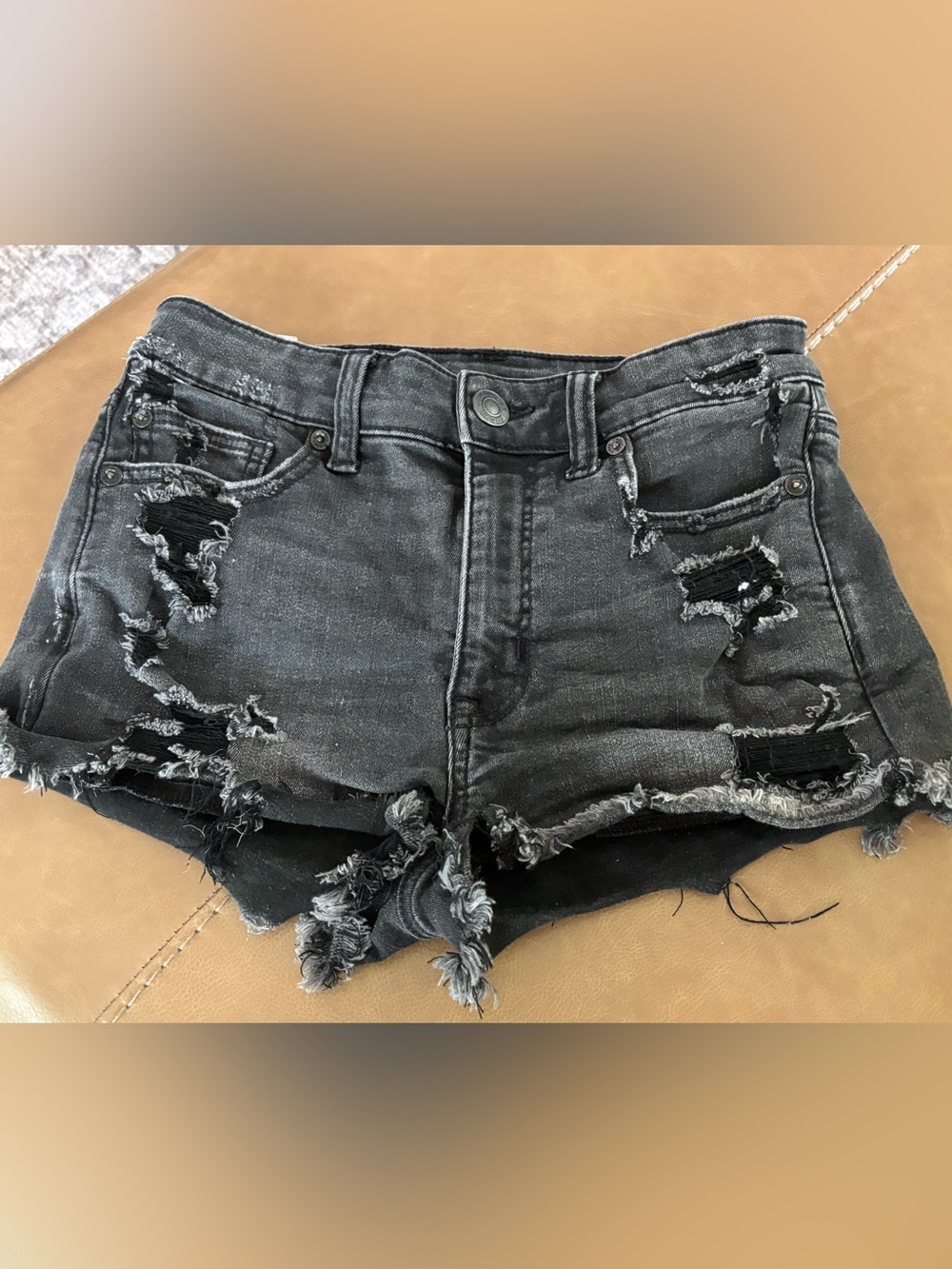 American Eagle Distressed Jean Shorts